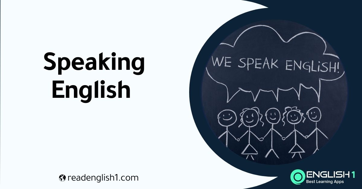 speaking English
