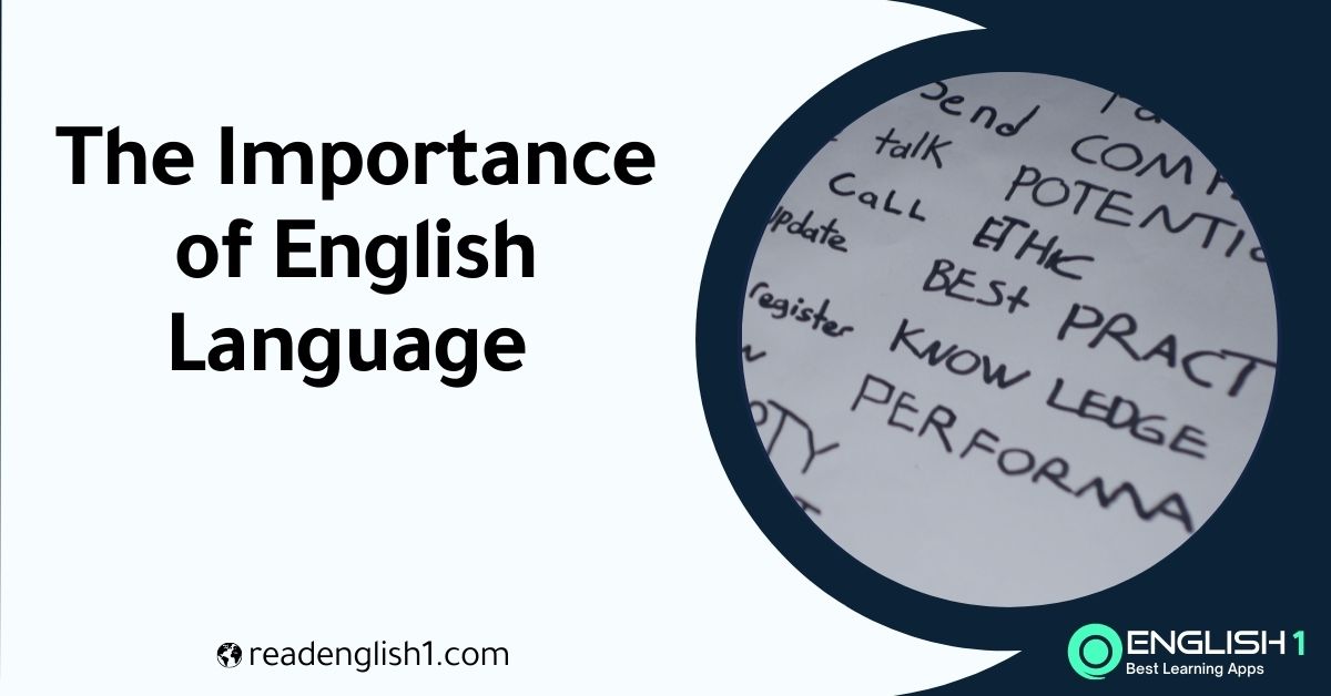 importance of English languages