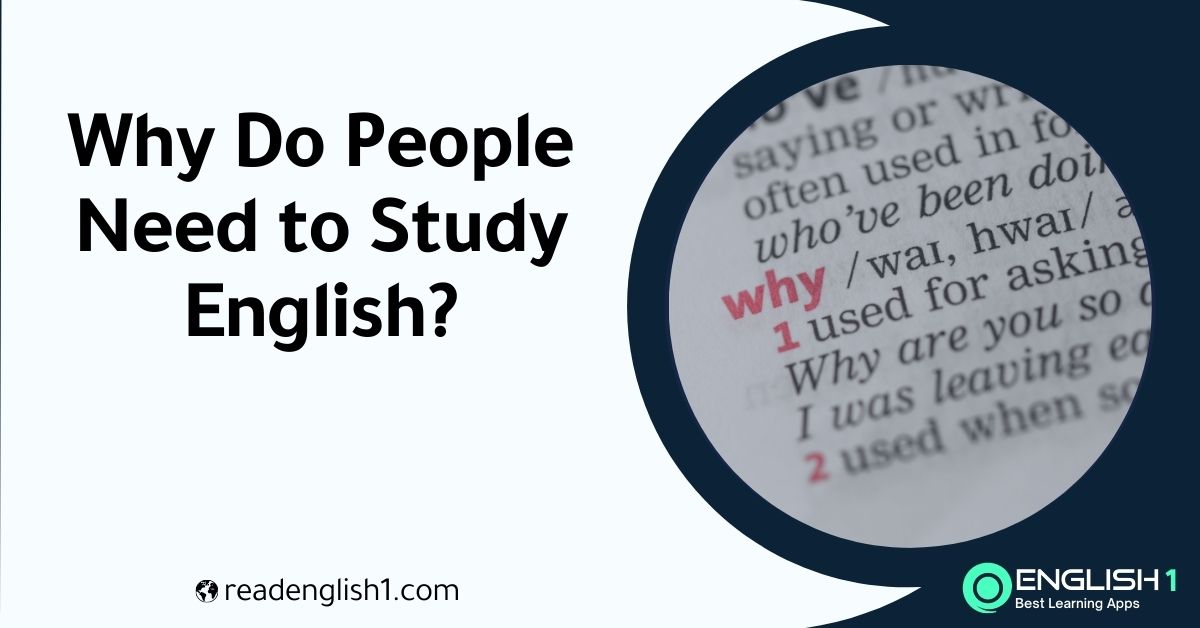 why study English