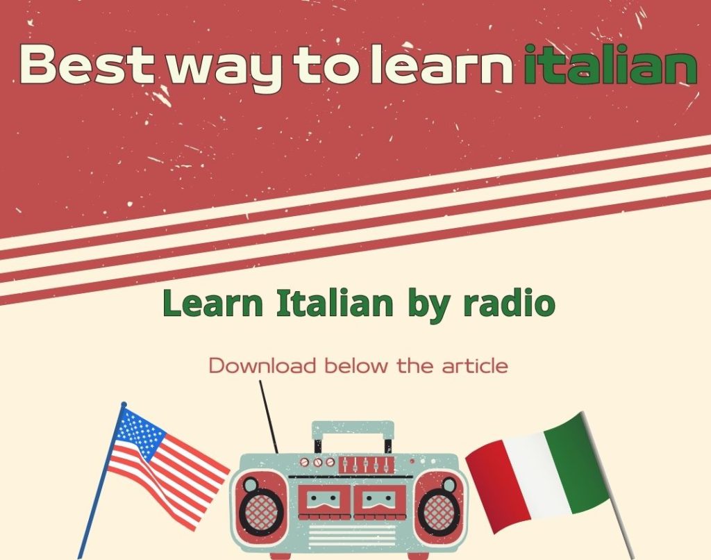 Best way to learn italian with podcasts – English 1